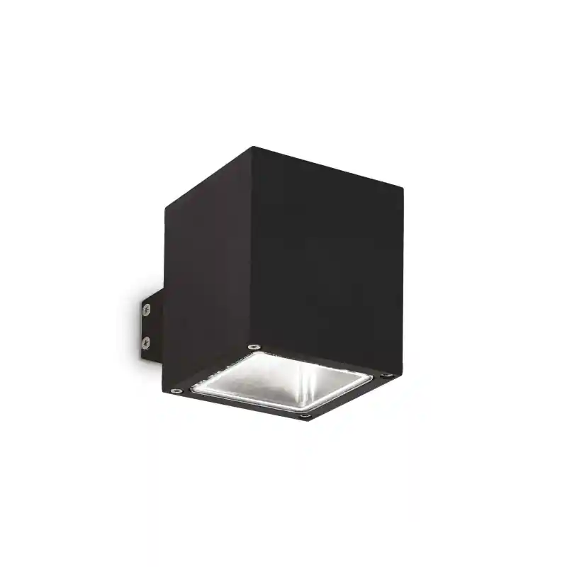 Prezzo Conveniente Lampada da parete Snif AP1 Square nero Ideal Lux moderna