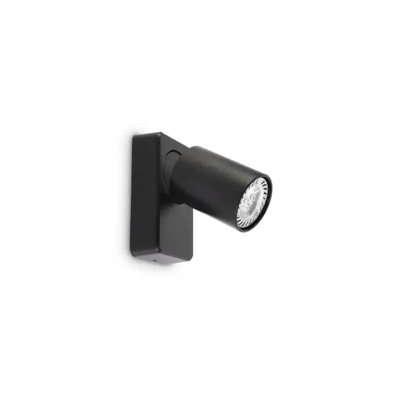 Ultima Occasione Lampada da parete Rudy AP1 Round nero Ideal Lux moderna