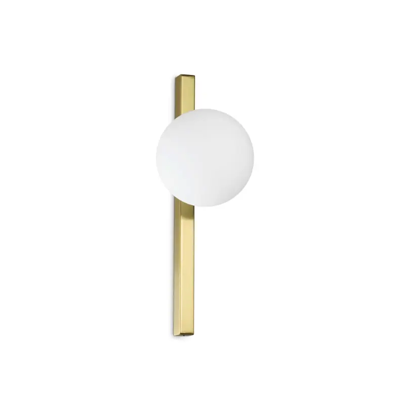 Lampada da parete Binomio AP1 Ottone Ideal Lux moderna e versatile Novità