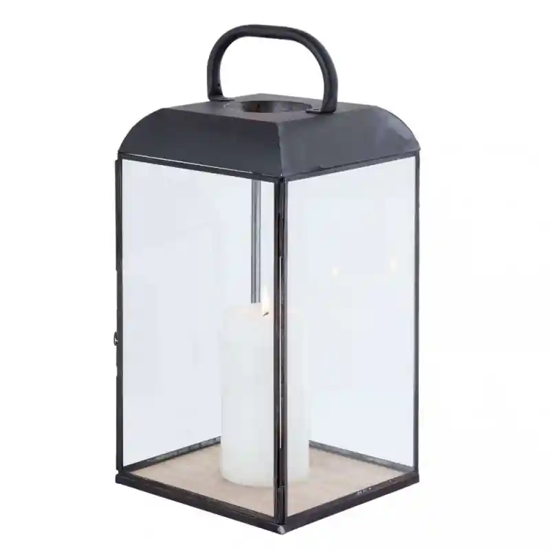 Lanterna Millicent media in legno e metallo per casa e giardino Must-Have